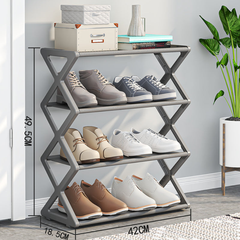 X Shape Shoe Rack