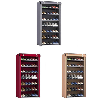 Fabric Hallway Shoe Organizer