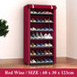 Fabric Hallway Shoe Organizer