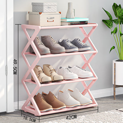 X Shape Shoe Rack