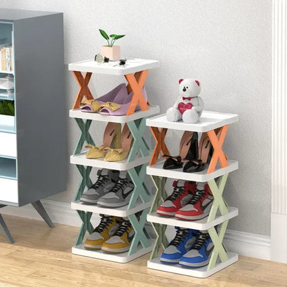 Vertical Single X Shoe Rack