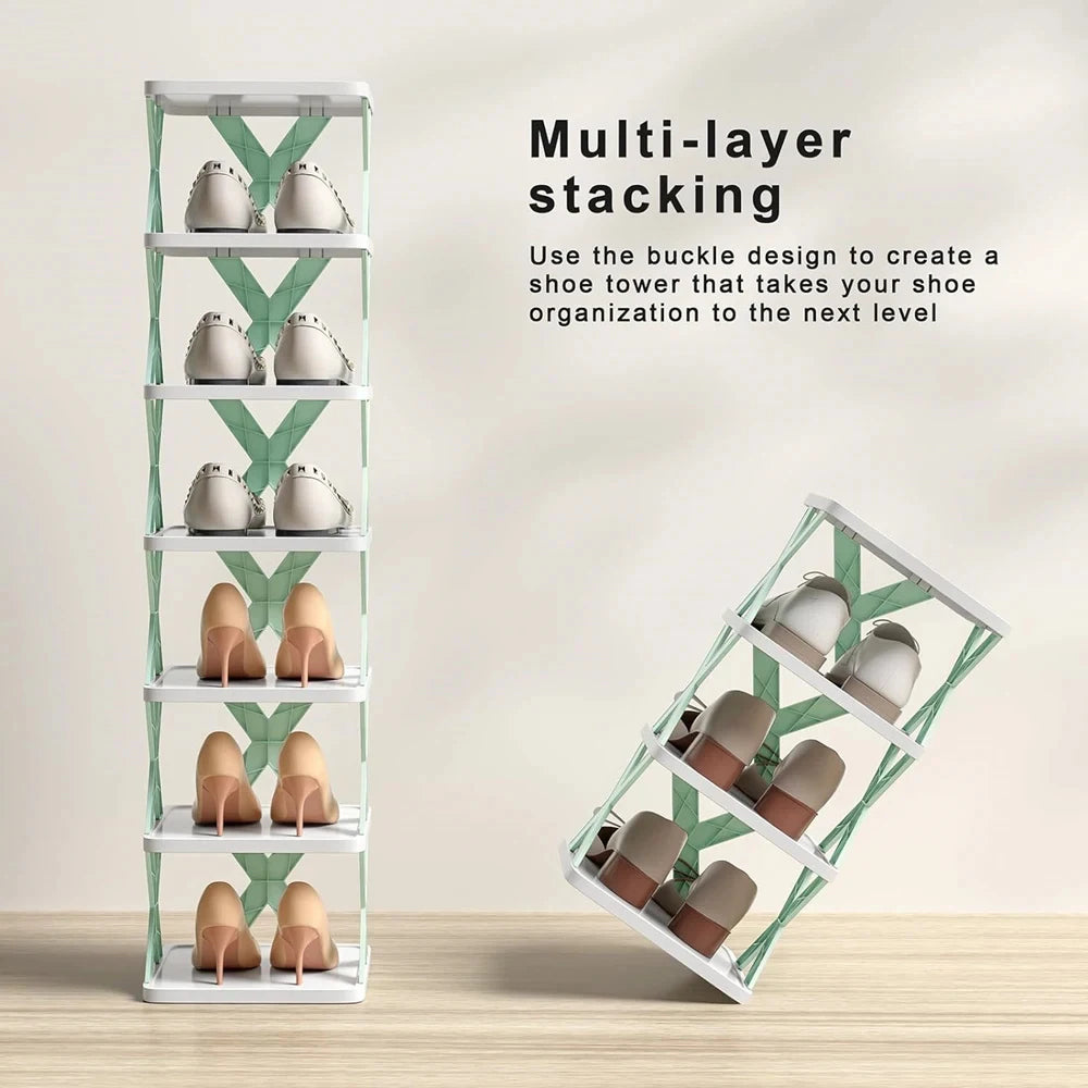 Vertical Single X Shoe Rack