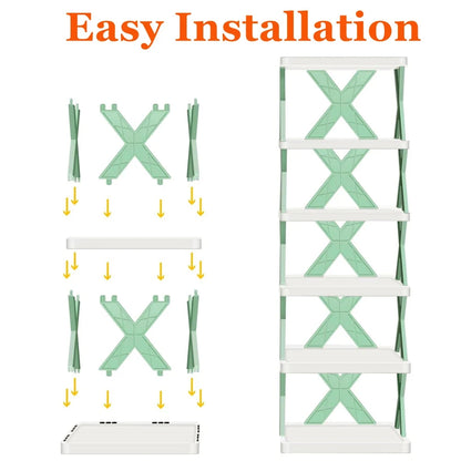 Vertical Single X Shoe Rack