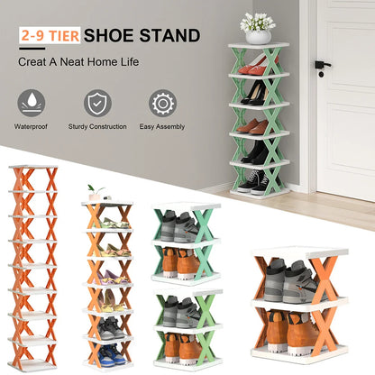 Vertical Single X Shoe Rack