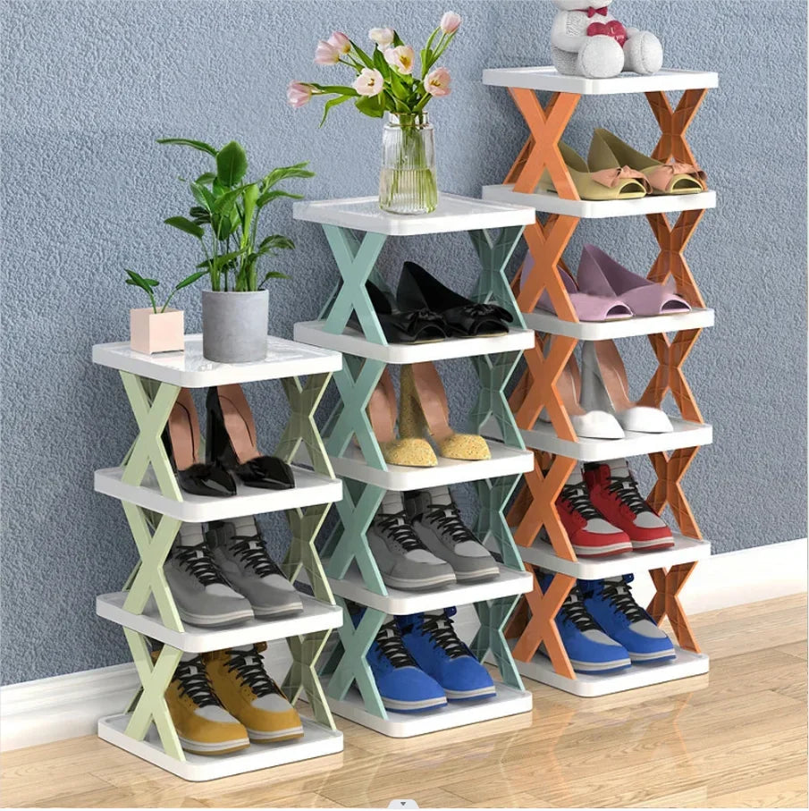 Vertical Single X Shoe Rack