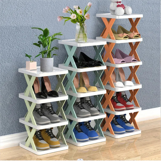 Vertical Single X Shoe Rack
