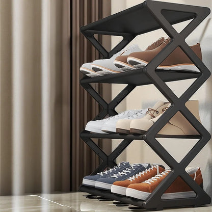 X Shape Shoe Rack
