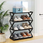 X Shape Shoe Rack
